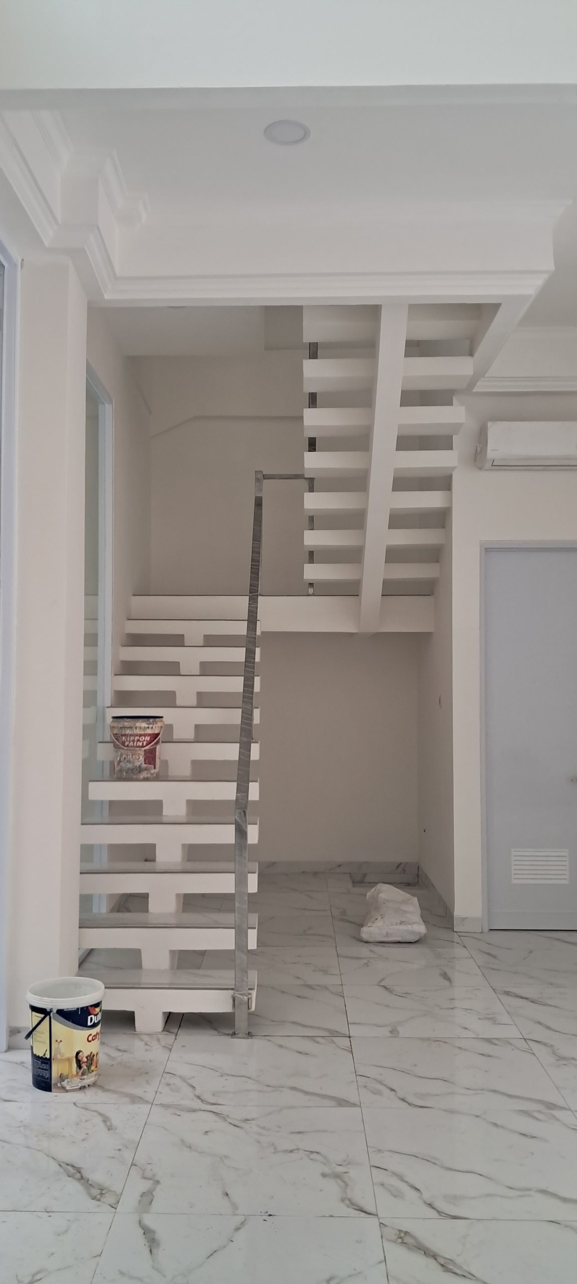 renovasi lantai 1 menadi lantai 2